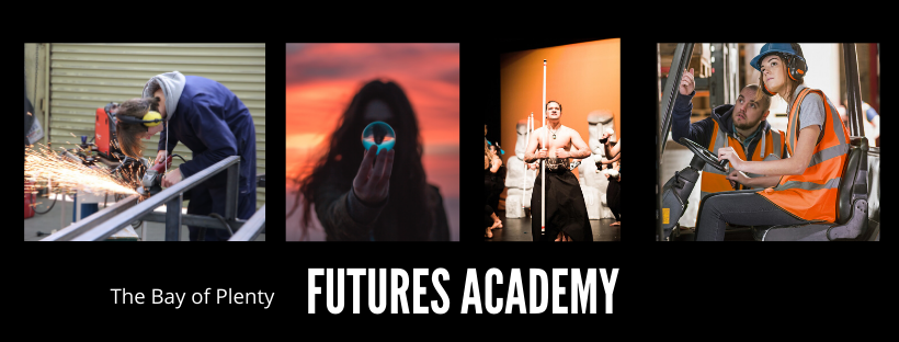 Students of the BOP Futures Academy - Industry and Training Banner